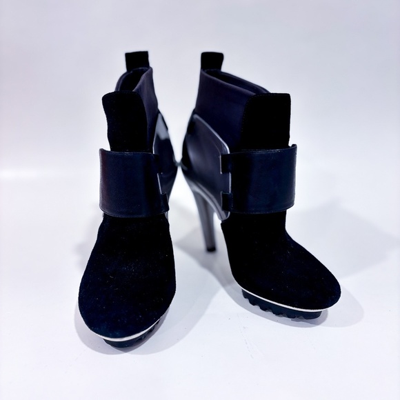 UNITED NUDE Black Eros Heeled Booties - Picture 2 of 8